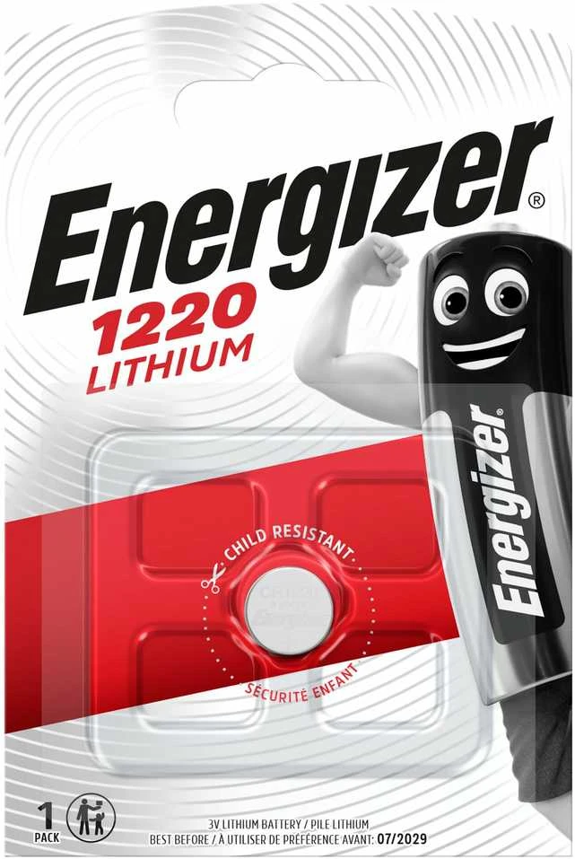 Ličio baterija CR1220 3V 37mAh ENERGIZER