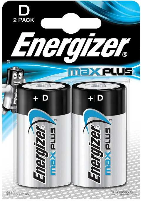 ŠARMINĖ BATERIJA BAT-LR20-MAXPLUS*P2 1.5 V LR20 (D) ENERGIZER
