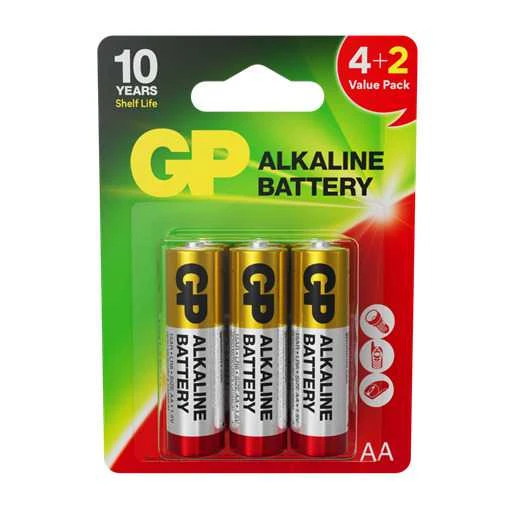 Baterijas GP GPPCA15AR008, AA, 1.5 V