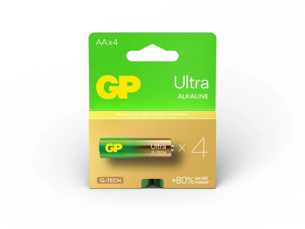 GP Baterija GP Baterija GPPCA15AU721 Mignon AA -Batterie Alkali-Mangan 1.5 V 4 St.