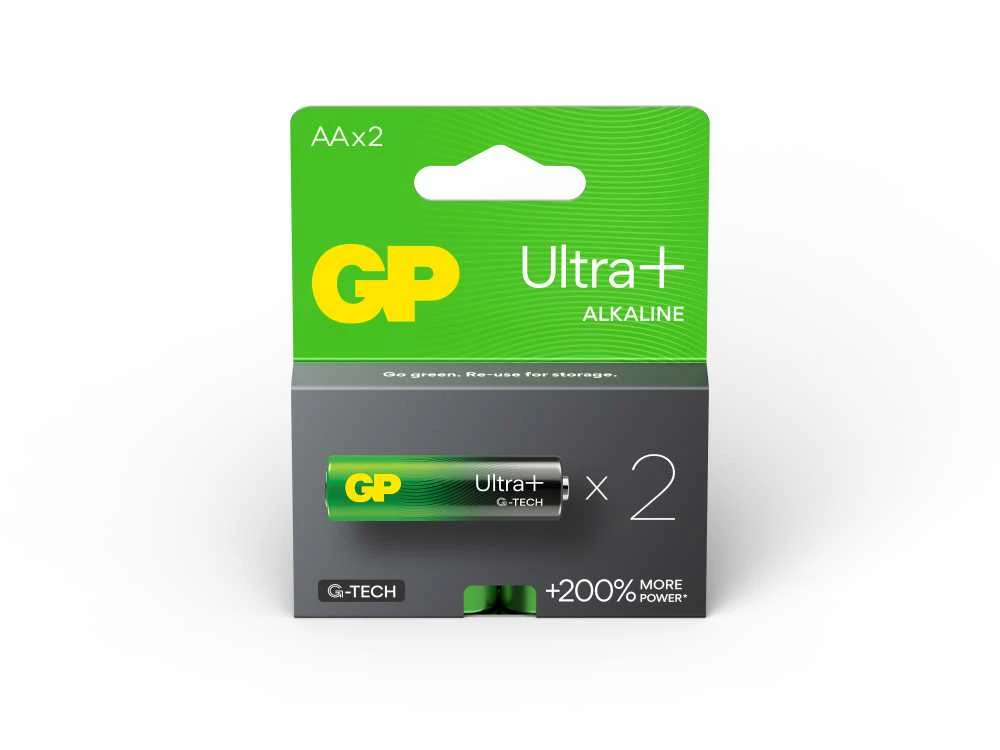 GP alkaline batteries ULTRA PLUS AA (LR6) 2Ks