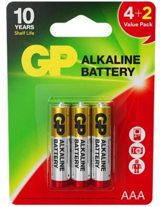 gp BATTERIES 24AR 4+2PCS (AAA)