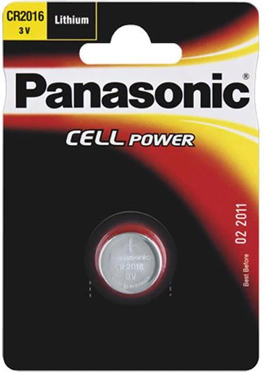 Panasonic CR2016 – LITHIUM COIN CR2016, Lithium, 1 vnt.