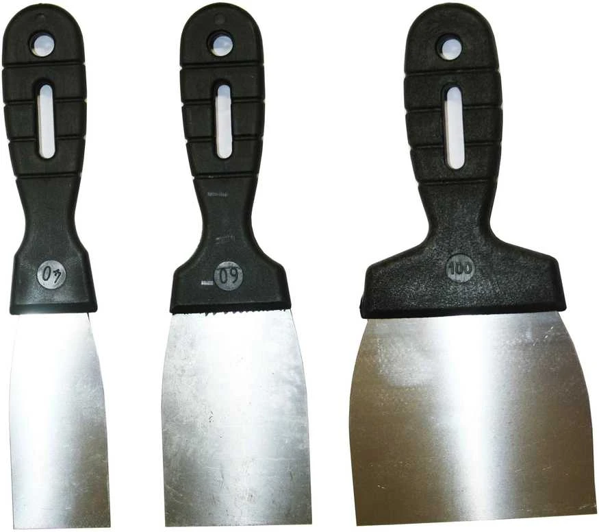 Szpachelka Mentelė M 40 mm su nerūdijančio plieno plokštele