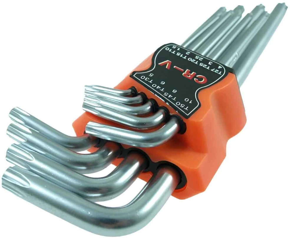 Beast Atslėgų komplektas Torx Long 9 vnt. T10-T50