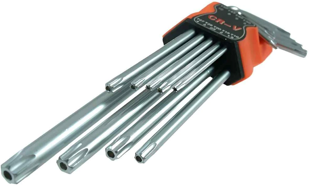 Beast Atslėgų komplektas Torx Long 9 vnt. T10-T50