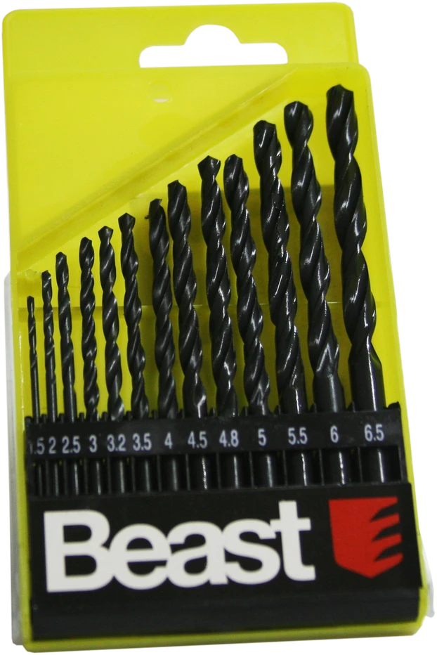 Grąžtas Mega Metalo gręžimo rinkinys HSS-R 1,5-6,5 mm 13gb
