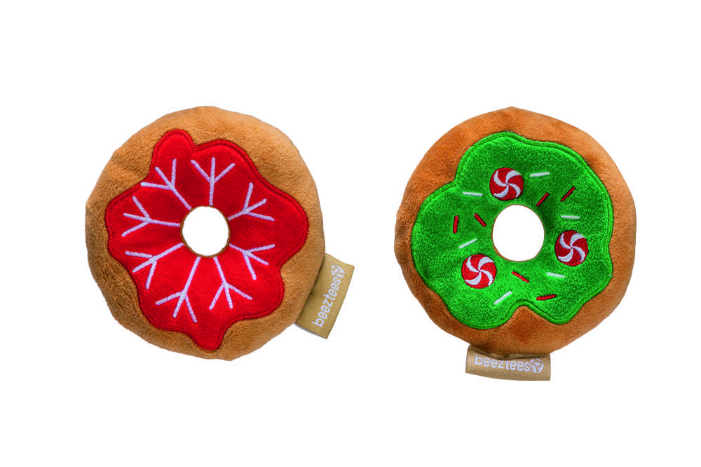Beeztees Žaislas dla Psa Pluszowy Donut Mix Kolor 12cm