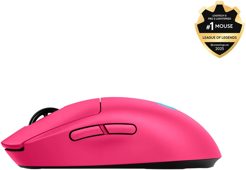Pelė LOGITECH G PRO 2 LIGHTSPEED - Rožinis - 2.4GHZ - EER2-933 - #933