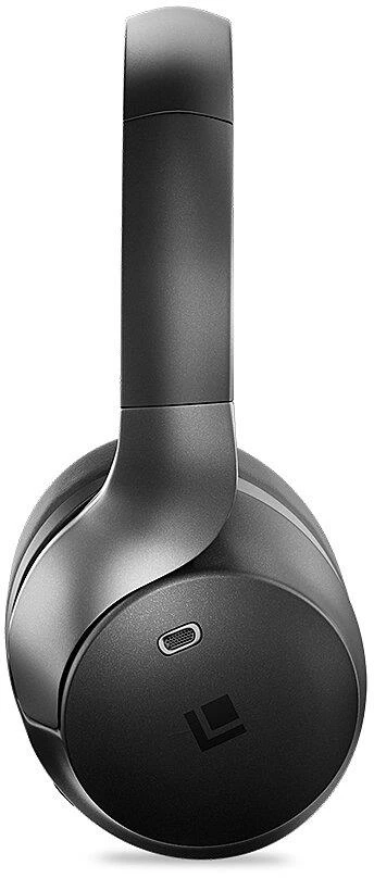 Belaidės Ausinės - LINDY Belaidės Aktyvios Triukšmo Slopinimo Ausinės, Bluetooth 5.3, 55h Baterija, Juodos