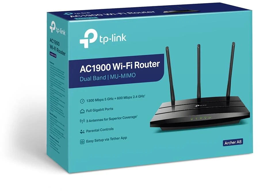 Maršrutizatorius TP-Link Archer A8 AC1900