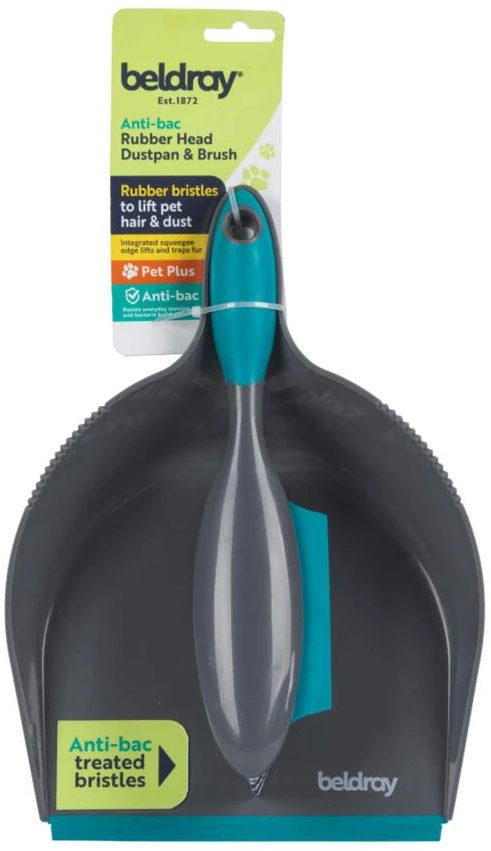 Beldray LA034191UFPEU7 antibakterinis „Pet Plus+“ semtuvėlis su guminiu antgaliu ir rinkinys