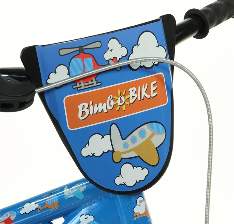 Vaikiškas dviratis Bimbo Bike 412UL. mėlynas/raudonas. 12"