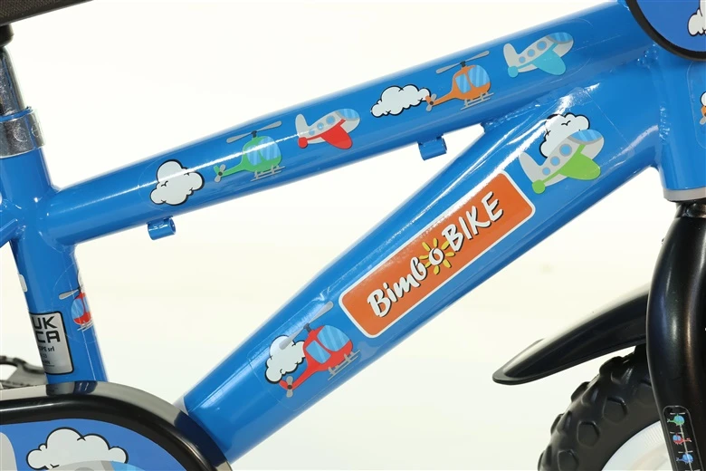 Vaikiškas dviratis Bimbo Bike 412UL. mėlynas/raudonas. 12"