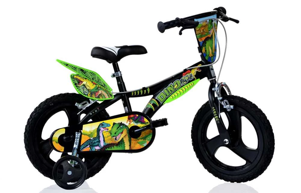 Dino_Bikes Vaikiškas dviratis Dino Bikes 616-DSA, juodas/žalias