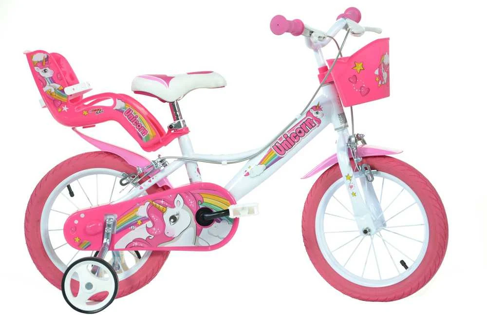 Dino_Bikes Dino | Rožinė | Girl's bike | Unicorn