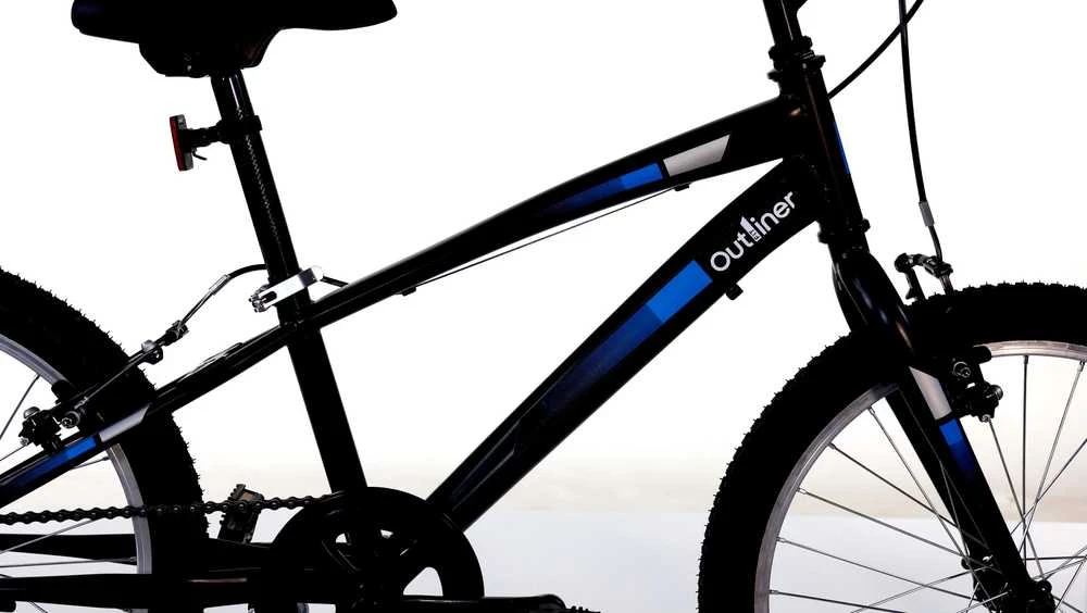 Outliner Bicycle MTB DVIRAČIS 20 PLIENINIAI V-STABDŽIAI BERNIUKAMS