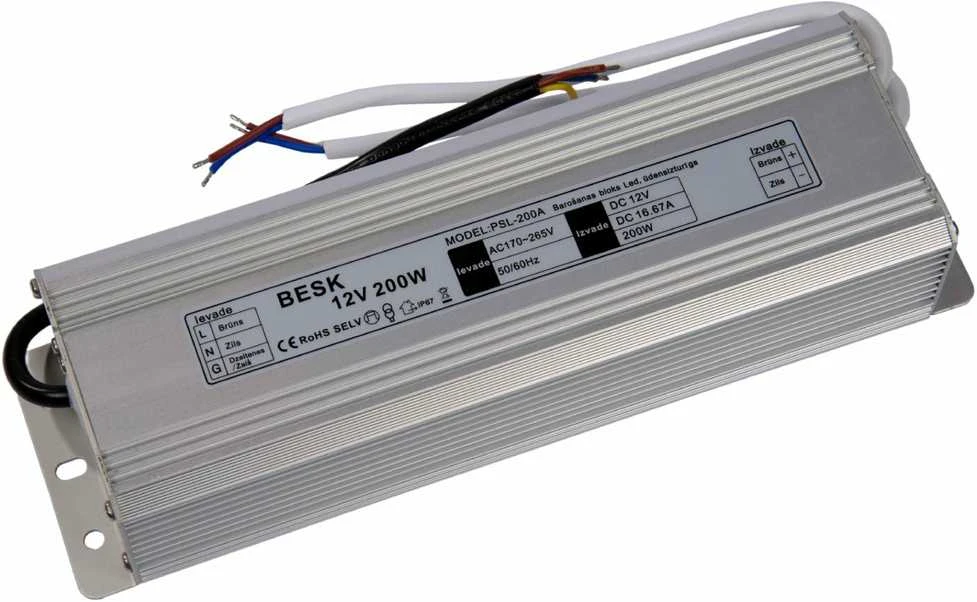 Besk Maitinimo šaltinis LED 200W