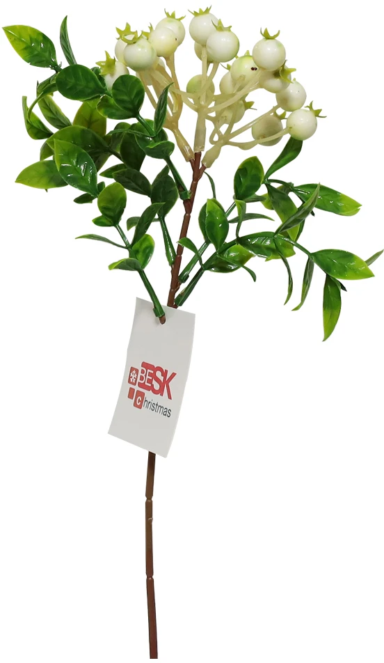 Besk Dekoratyviniai spygliai kekėje 33 cm, balti