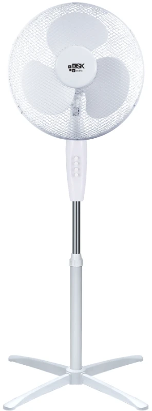 Ventiliatorius Besk Grīdas ventilators 40.64cm, 40W, 3 ātrumi, juodas