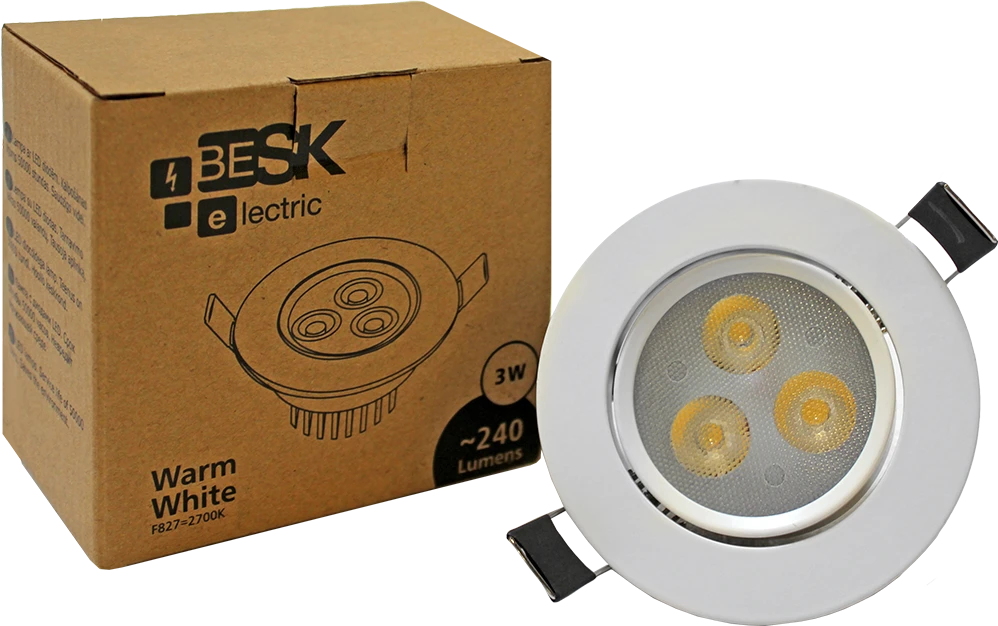 Besk Ieb. lampa LED 3W