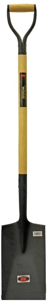 Besk Kastuvas daržo 30x22x120cm plieno su mediniu kotu