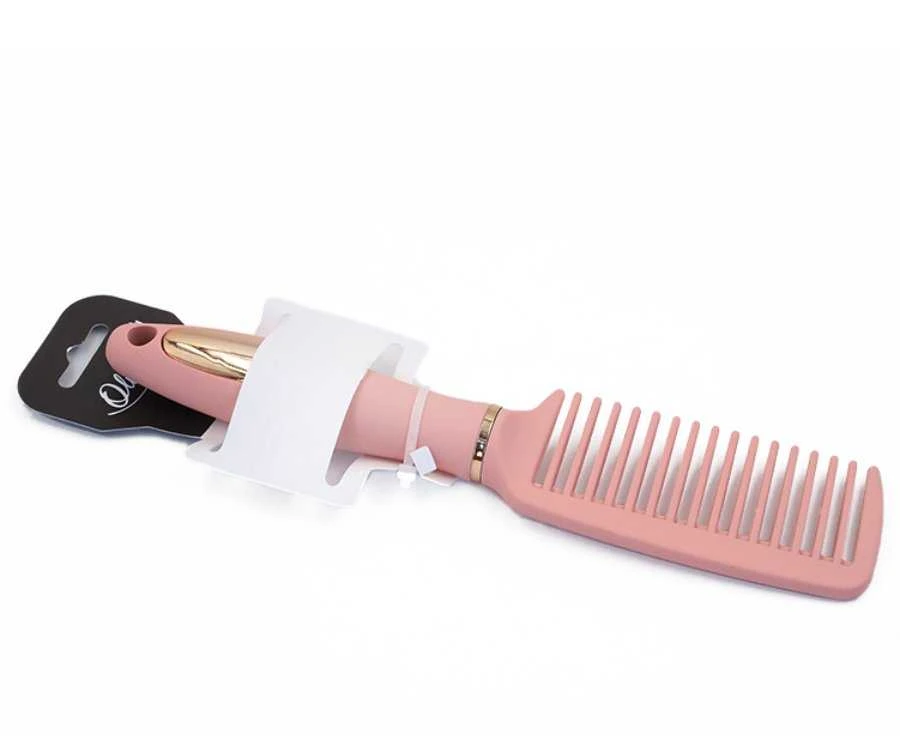 Besk Plaukų šukos 22cm 1vnt šviesiai rožinės