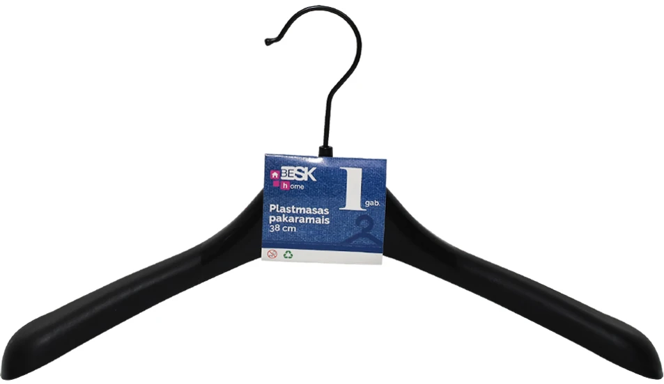 Besk Pakaba plastikinė 38 cm, juoda