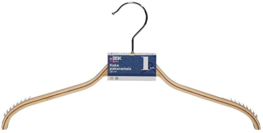 Besk Pakabukas medinis 38cm šviesiai rudas
