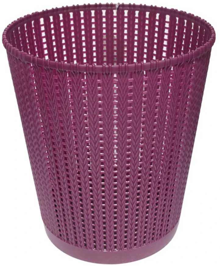Besk Popierinė šiukšliadėžė plastikinė 10L Ruuby, t.raudona