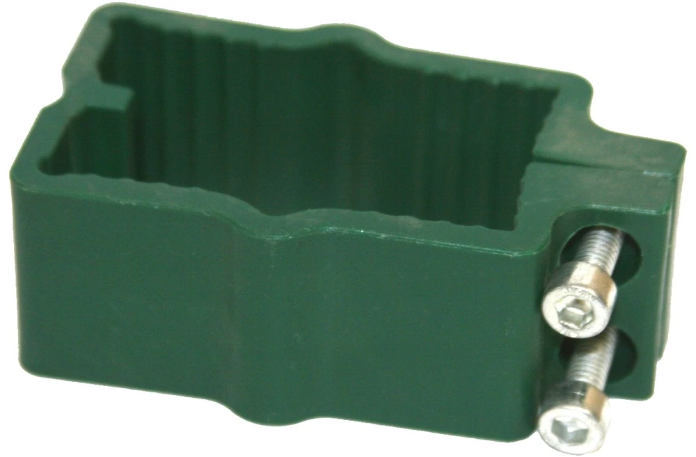 Besk Plastikinis spaustukas 40x60mm Žalias