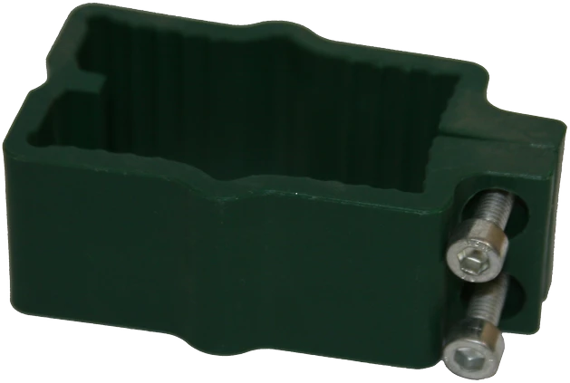 Besk Plastikinis spaustukas 40x60mm Žalias