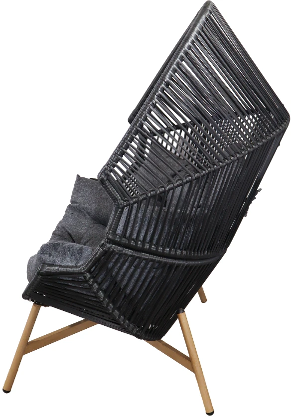 Krėslas su kojų atrama BESK 48x63x37.5cm/98x100x142cm