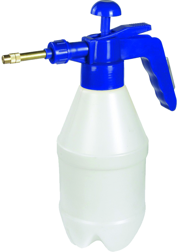 Besk 2000ml mėlynos spalvos purkštuvas su pompa