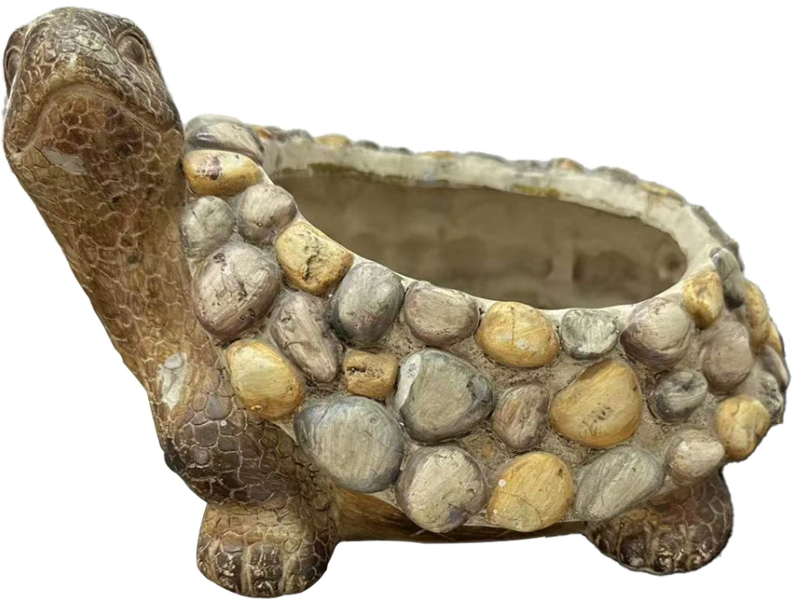 Besk DIANA Sodo dekoracija/vazonas Tortoise 23x17x13cm