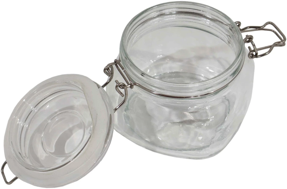 Besk Stiklinis indelis su stikliniu dangteliu 500ml