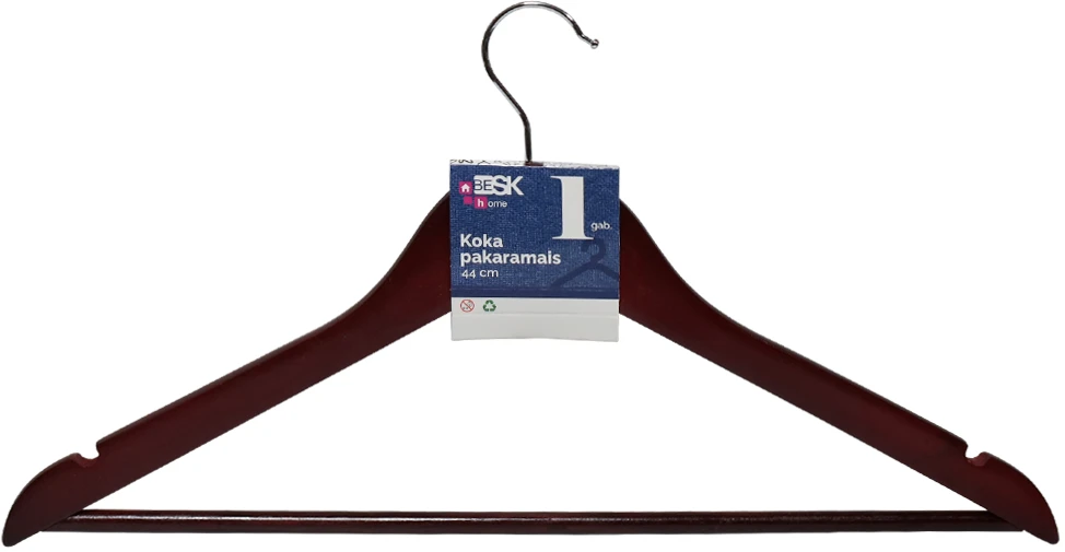 Besk Medinė pakaba 44cm Tamsiai ruda