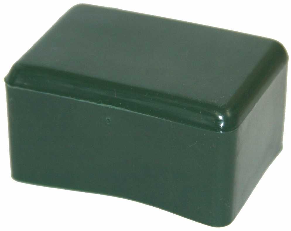 Besk Tvoros stulpo dangtelis 40x60mm kvadratinis, žalias