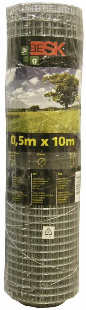 Besk Tvoros lituota viela 0,5 mx10 m (12,7x12,7 mm)