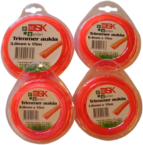 Besk Trimmerio valas 1.6mm x 15m