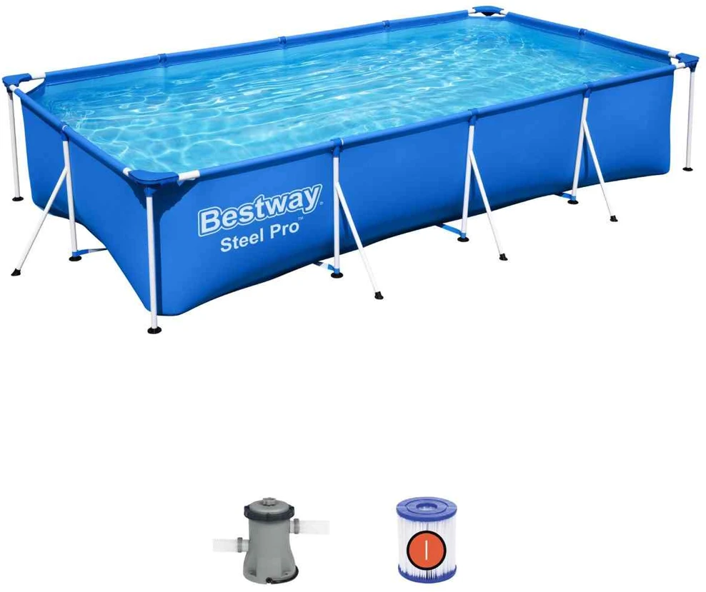 Baseino stovas 400x211x81cm Šeima 3 in 1 BESTWAY