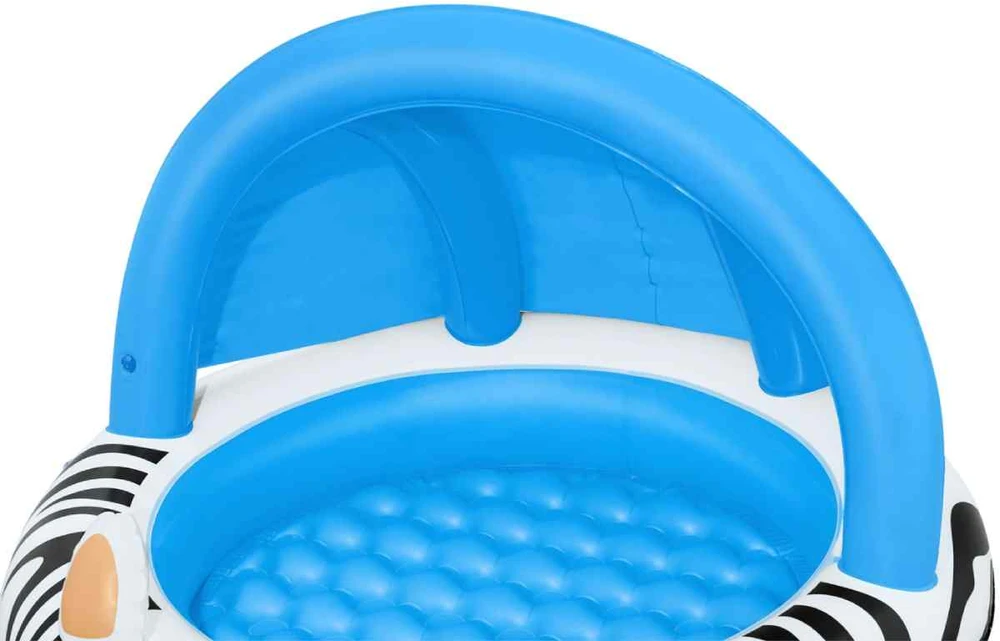 Bestway Bestway 52559 Pripučiamas baseinas su stogu ir pumpuojamu dugnu Zebra 97cm x 66cm
