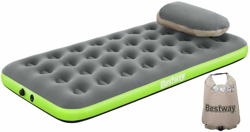 Pripučiamas turistinis čiužinys Bestway Pavillo Roll & Relax Twin, 188x99x22 cm