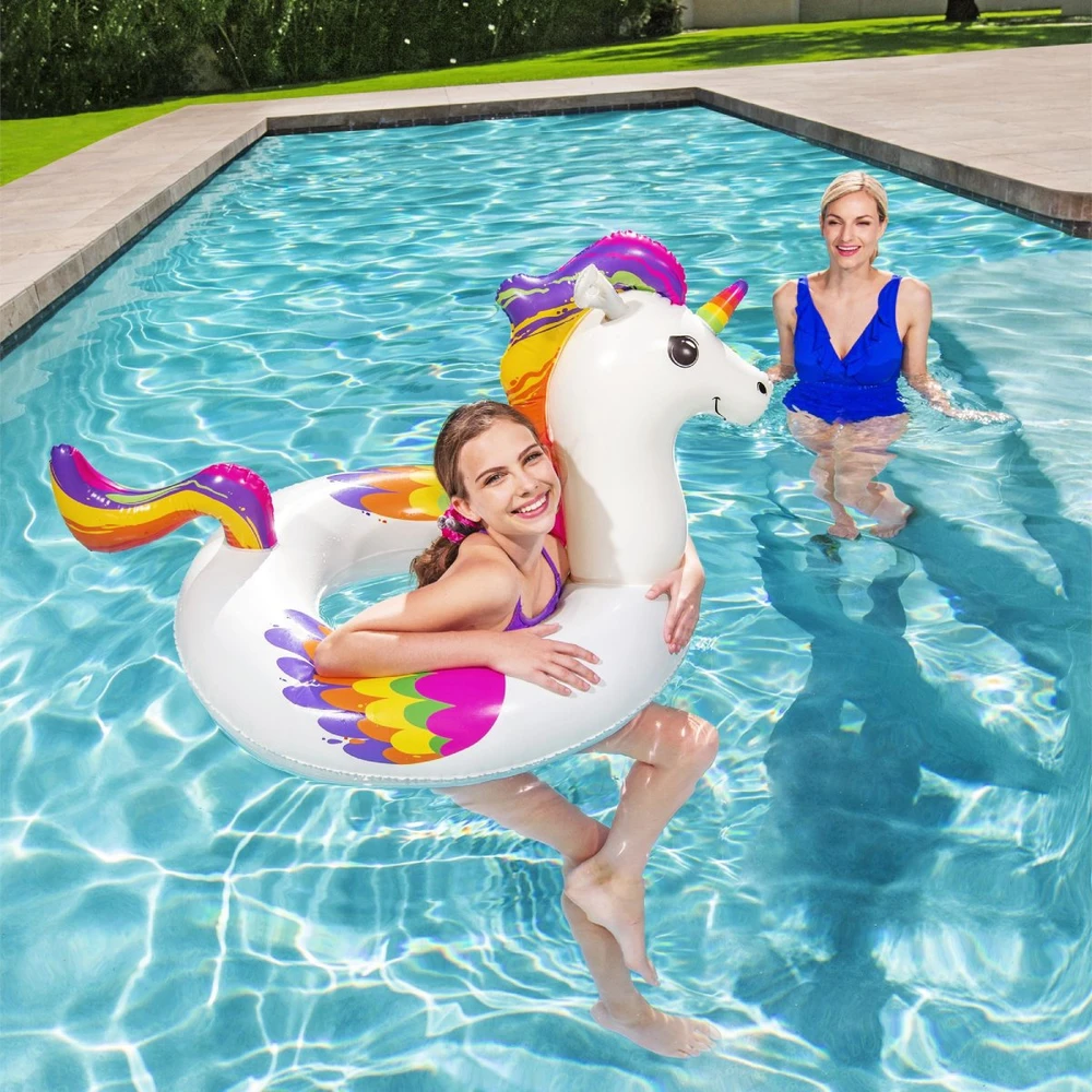 BESTWAY plaukimo ratas Fantasy Unicorn 119cm x 91cm., 36159