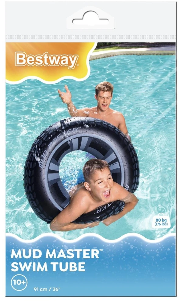 Bestway 36016 plūduriuojantis gaminys baseinui / paplūdimiui Juoda Plaukimo ratas Vinilas