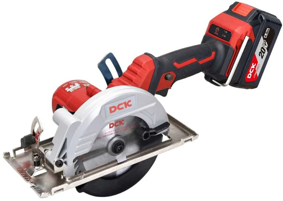 Akumuliatorinis bešepetėlinis diskinis pjūklas 125mm, 20V, KDMY125Z, DCK (be baterijos ir įkroviklio)