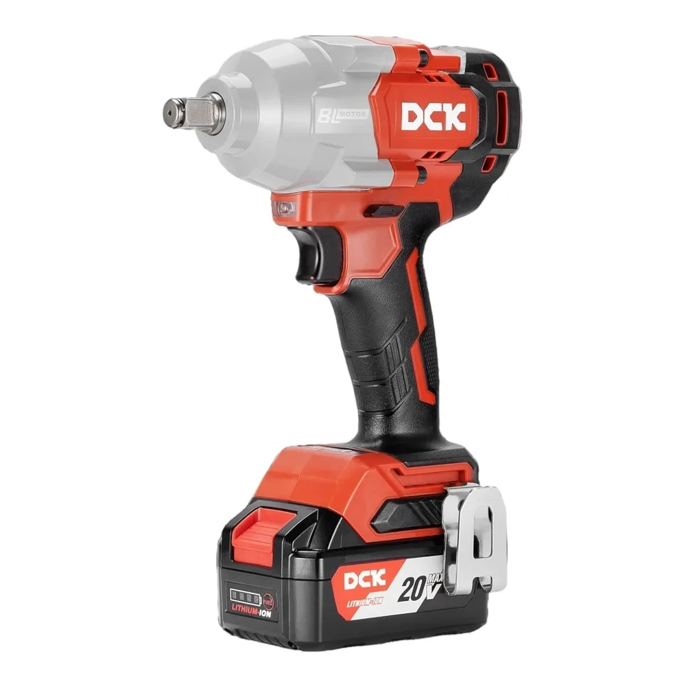 Akumuliatorinis bešepetėlinis smūginis veržliasukis 698 Nm. 1/2, 20V, KDPB698FK, DCK (2x5,0Ah akumuliatorius, įkroviklis)