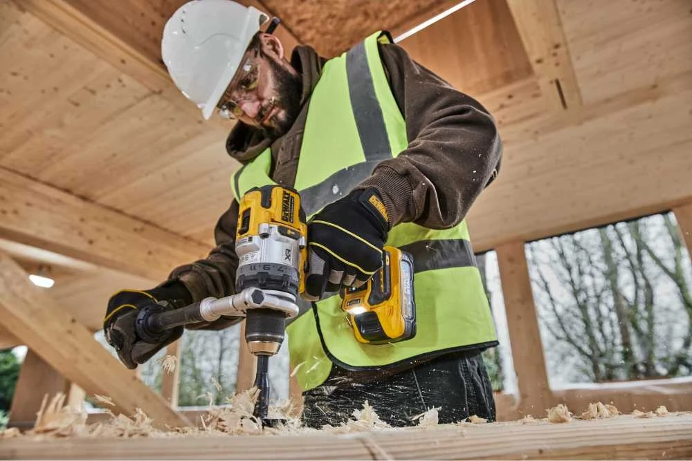 Smūginis suktuvas-gręžtuvas DeWalt DCD1007NT-XJ; 18 V (be akumuliatoriaus ir pakrovėjo)