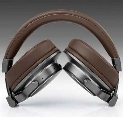 Belaidės Bluetooth Stereo ausinės Muse M-278BT, Rudos