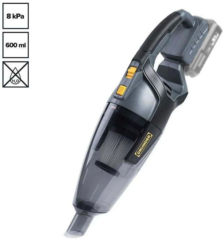 Grunder Rankinis dulkių siurblys Sourcing VACUUM CLEANER ZS-J180201 18V